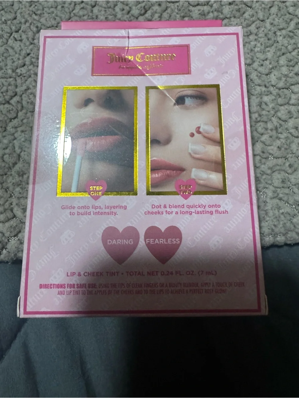 Juicy Couture Lip & Cheek Tint Duo - (Fearless & Daring )